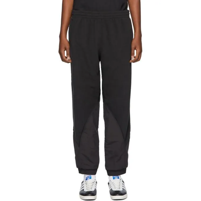 adidas Originals Black Polar Fleece Big Trefoil Lounge Pants