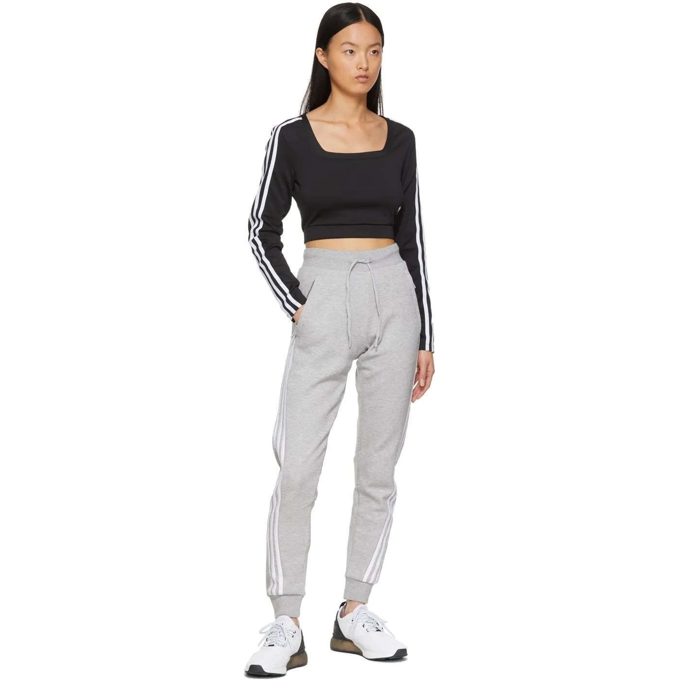 adidas Originals Grey Adicolor Classics 3-Stripes Lounge Pants