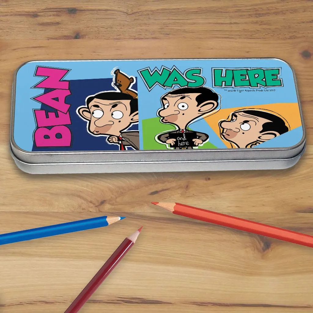 Bean Was Here Pencil tin