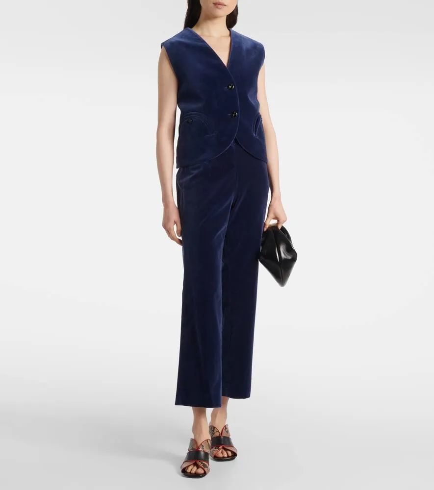 Blaze Milano Milano Jealousy Gliss cotton velvet vest