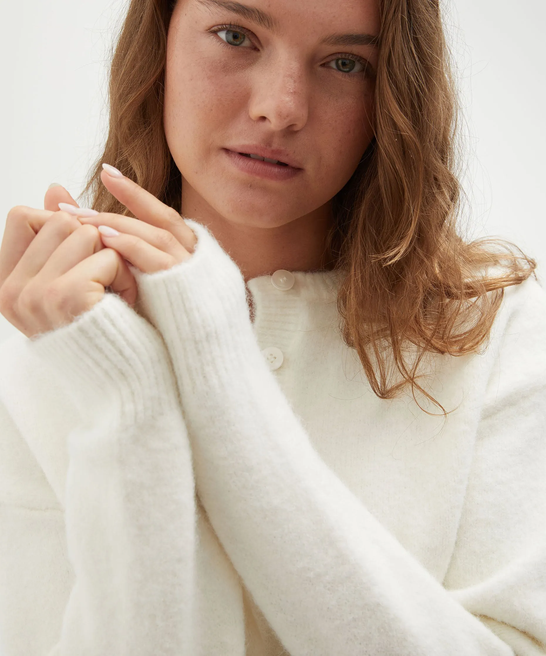 Buttoned Knit