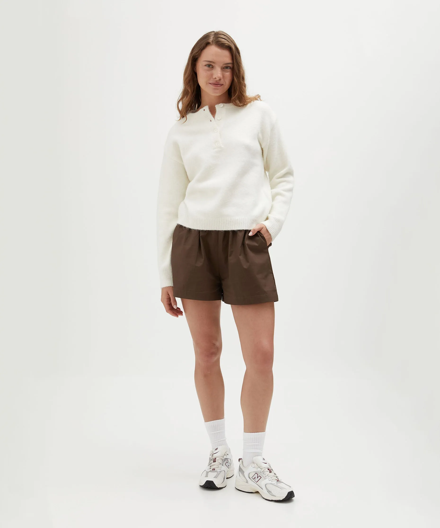 Buttoned Knit