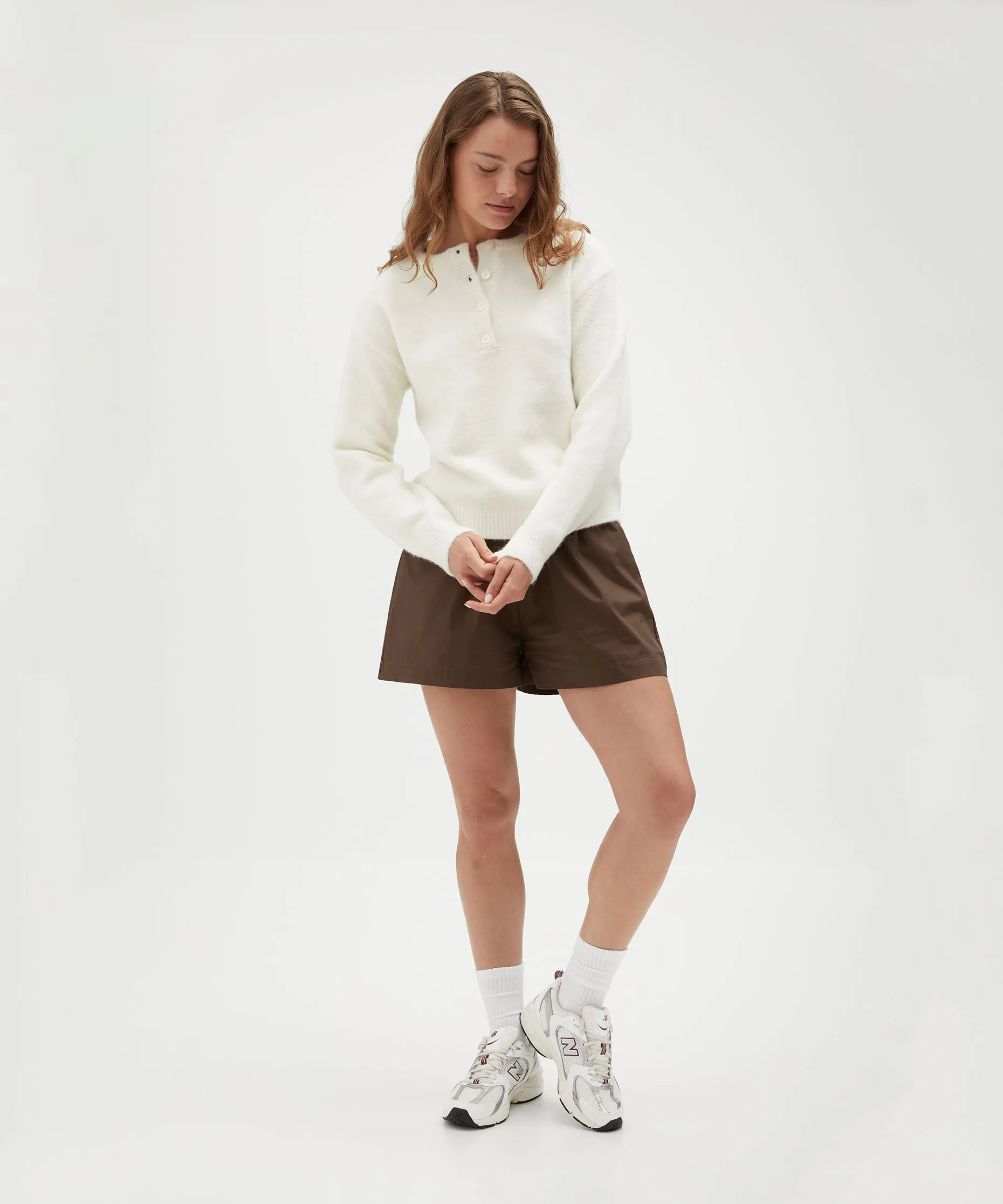 Buttoned Knit