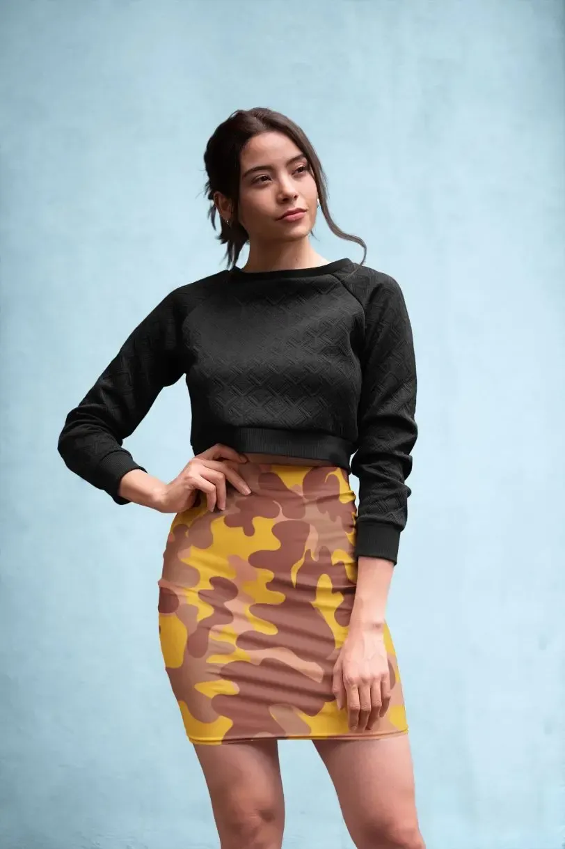 Camofludge 7 Pencil Skirt