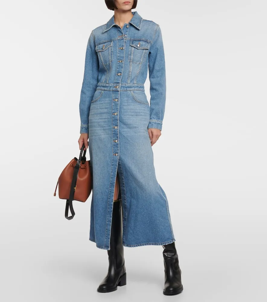 Chloe Denim maxi dress