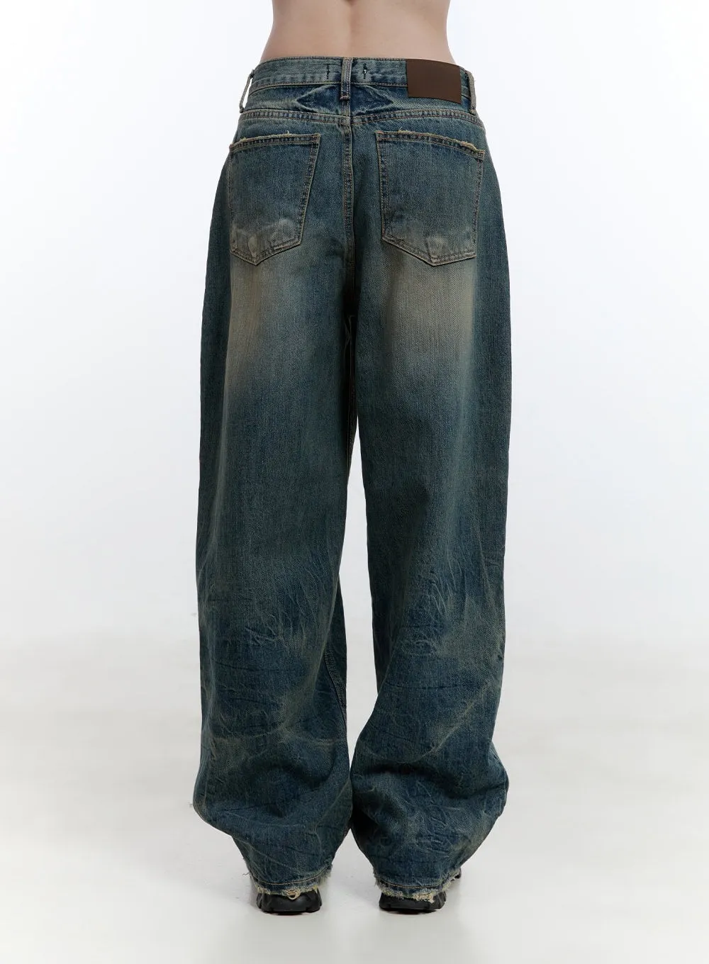 Danielle Vintage Washed Baggy Jeans CJ522