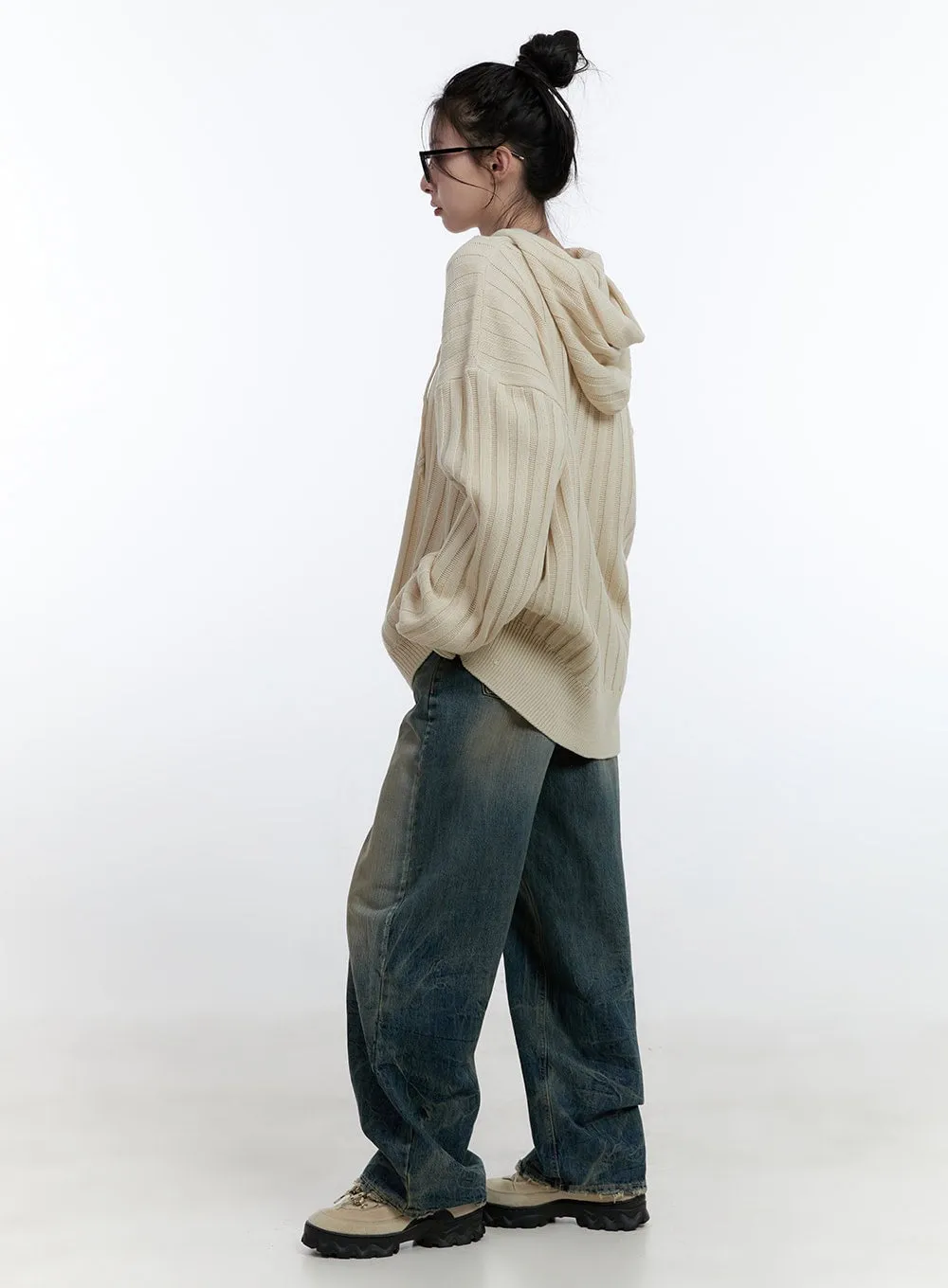 Danielle Vintage Washed Baggy Jeans CJ522