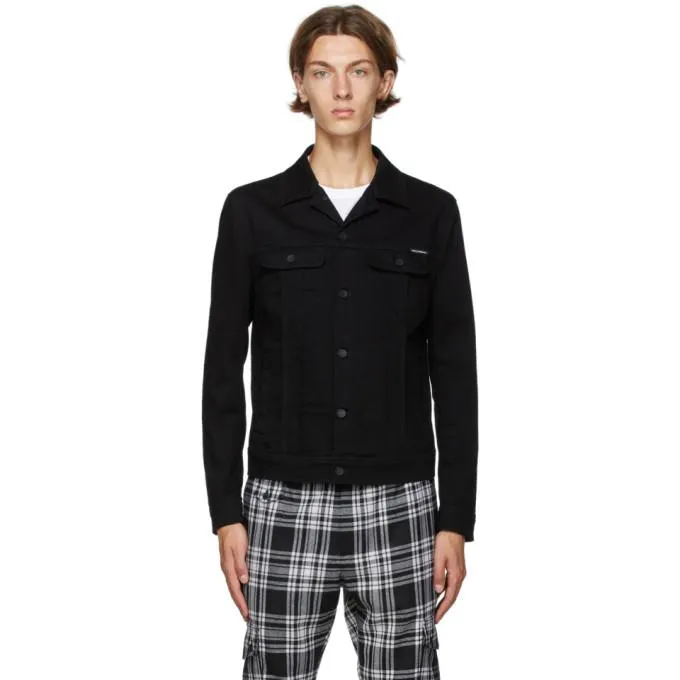 Dolce and Gabbana Black Denim Jacket