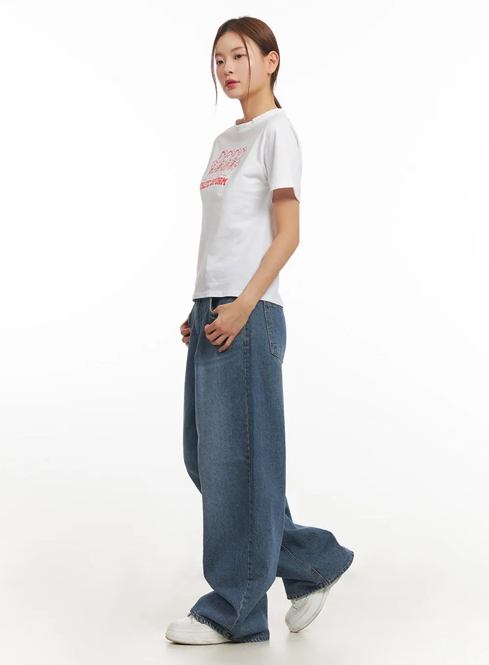 Emi Wide-Leg Baggy Jeans IM513