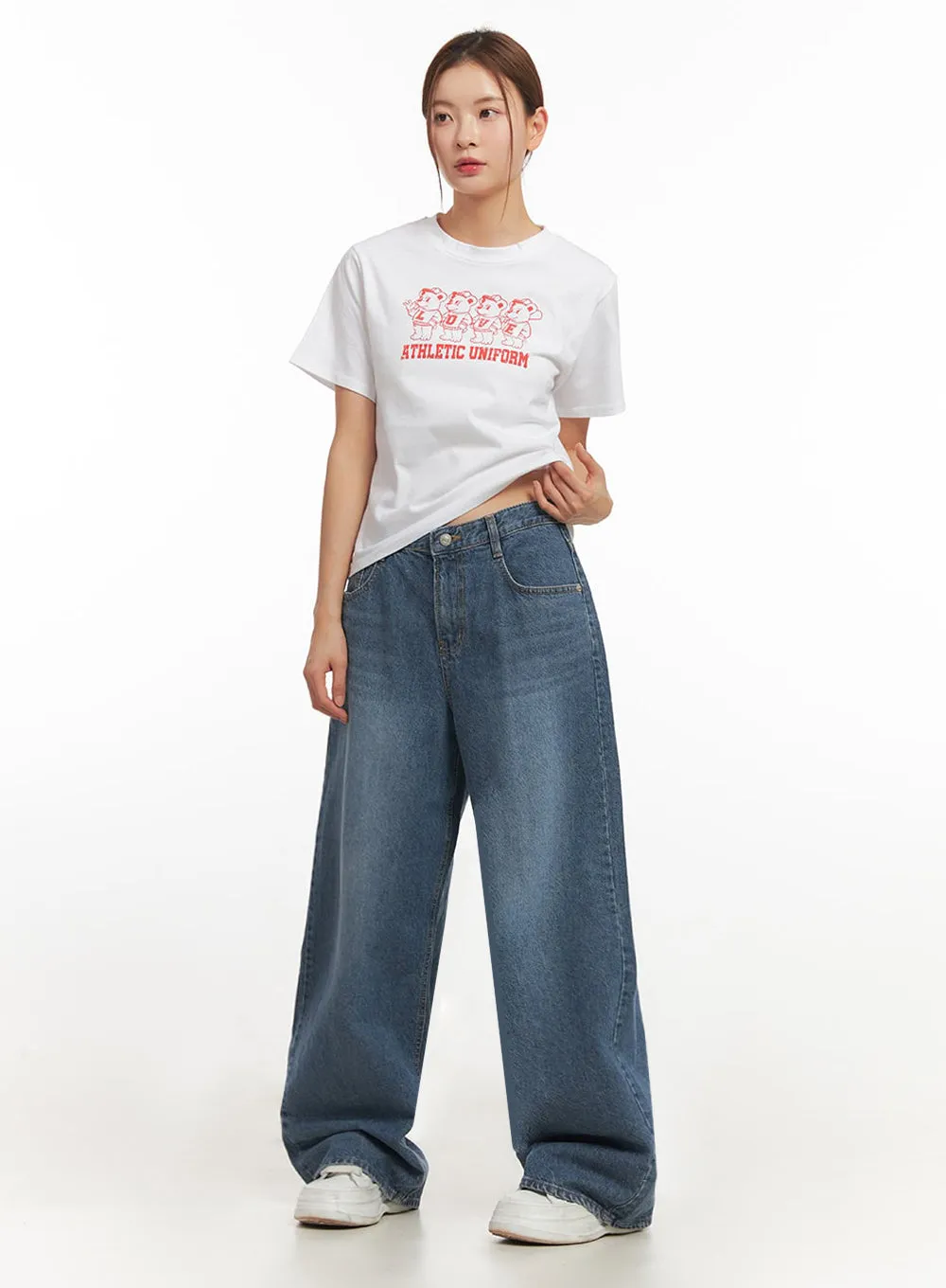 Emi Wide-Leg Baggy Jeans IM513