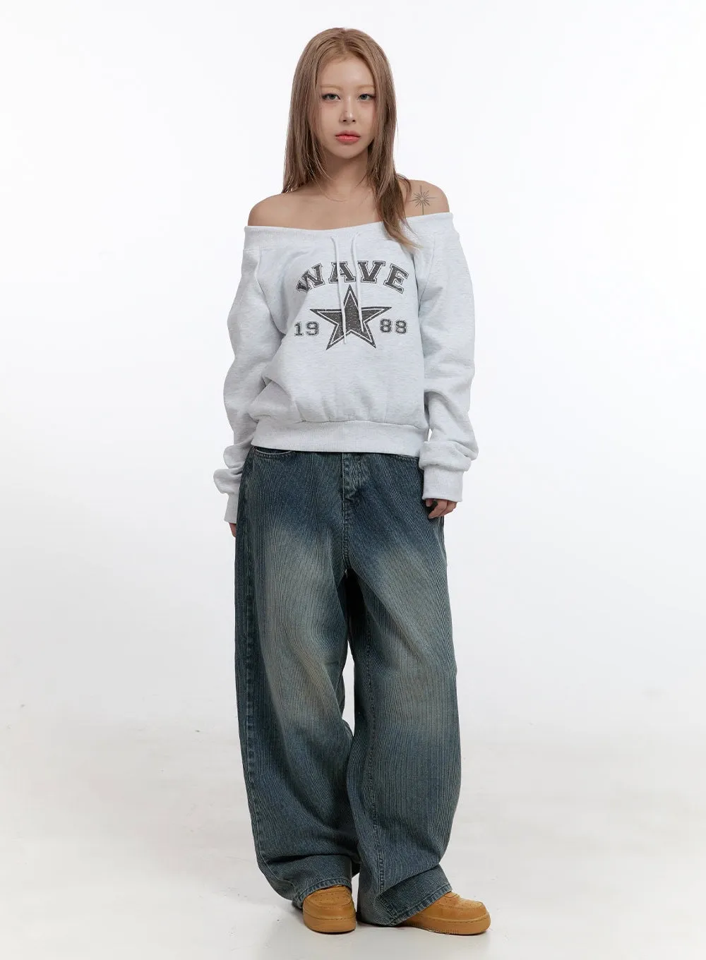 Kaycee Cotton Baggy Jeans CN422