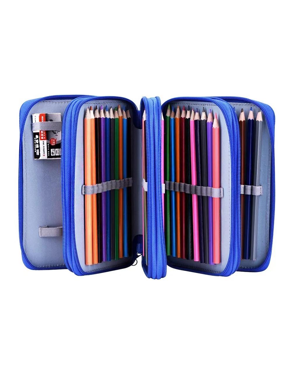 Multi Pocket Pencil Case