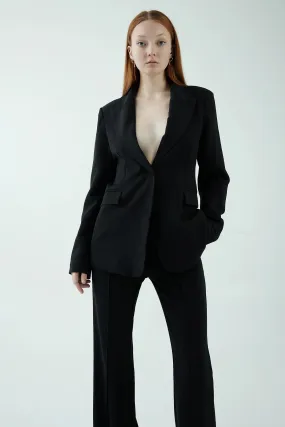 OVERFLOW TAILORED BLAZER | BLACK