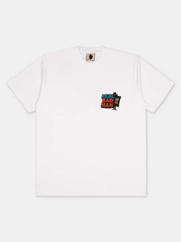 Real Bad Man Logo T-Shirt Vol 12 - White