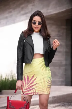 Tropical Vibes Pencil Skirt