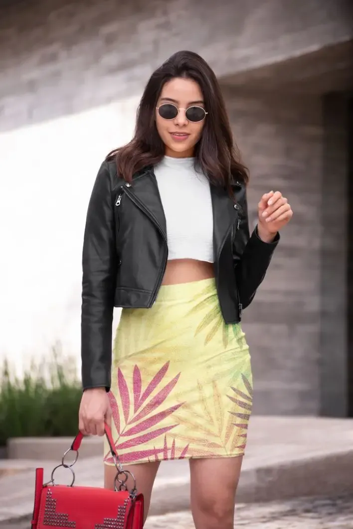 Tropical Vibes Pencil Skirt