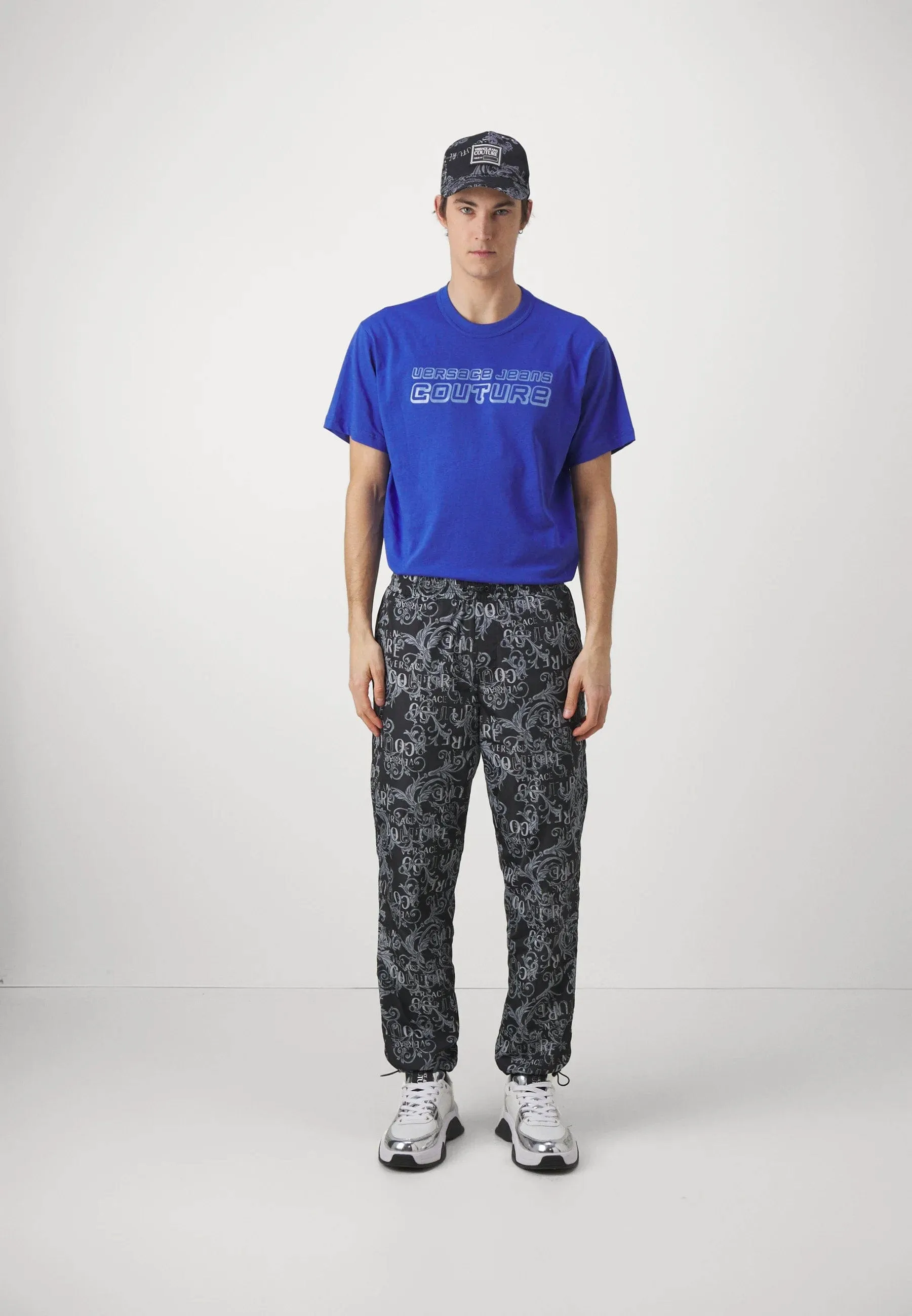 Versace Jeans Couture Electric Blue Logo T-Shirt-XXXL