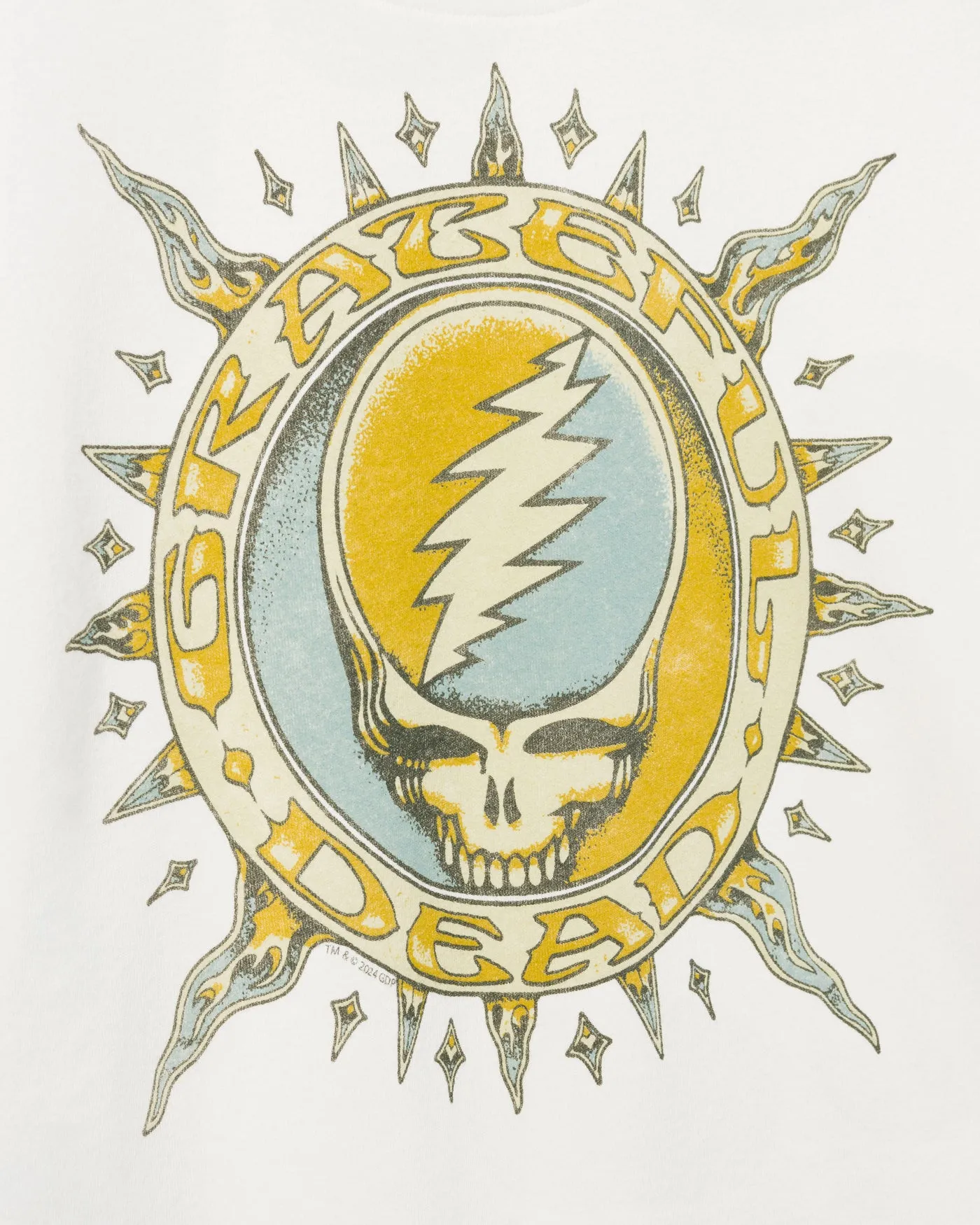 Women's Grateful Dead Sun Cropped Crew Fleece