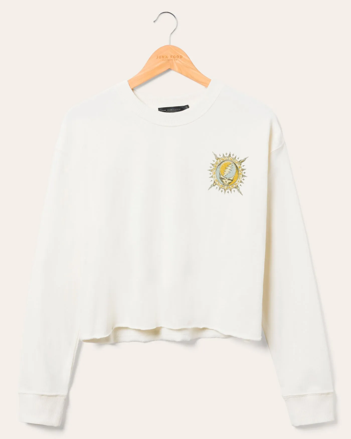 Women's Grateful Dead Sun Cropped Crew Fleece